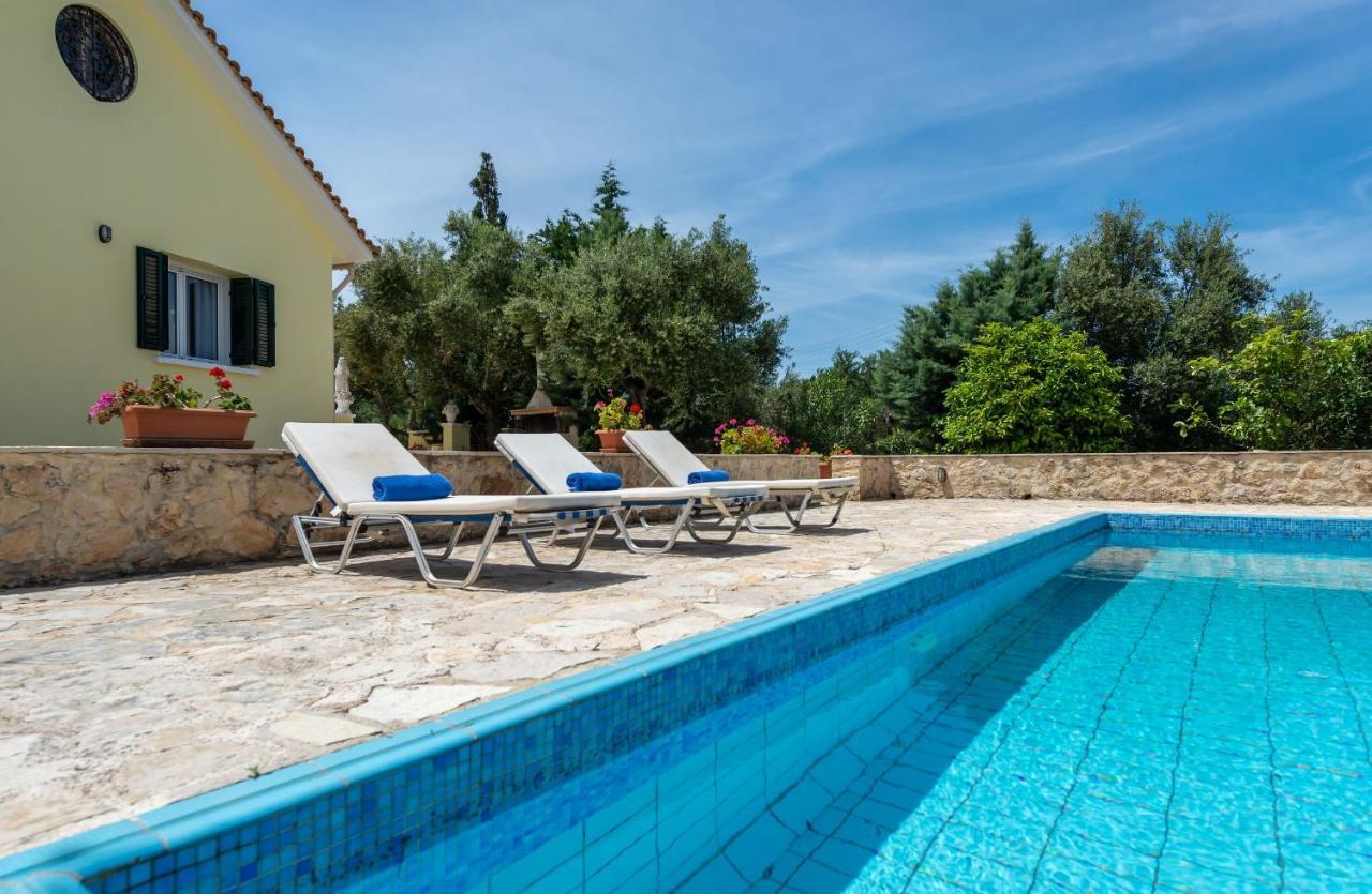 Olivegrove Villa - Nestled In Olive Trees With Private Pool, By Zantewize Tragaki Exteriör bild