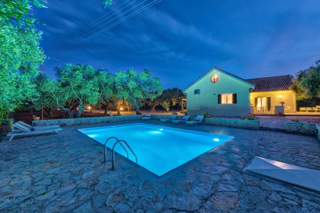 Olivegrove Villa - Nestled In Olive Trees With Private Pool, By Zantewize Tragaki Exteriör bild